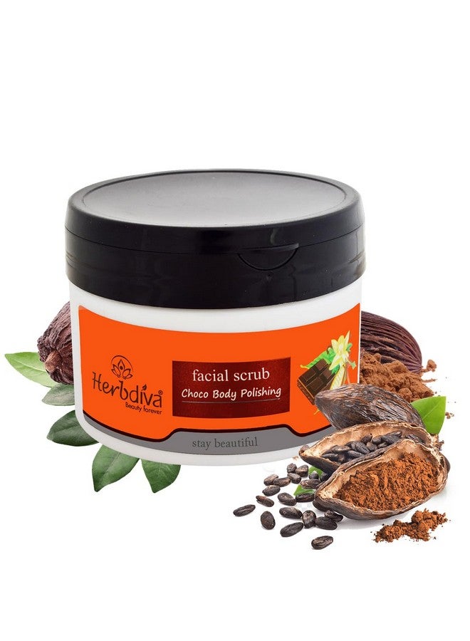 هيربيفا مقشر شوكو للوجه والجسم 250 جرام، مرطب ومغذي، تحتوي الشوكولاتة على مضادات الأكسدة وفيتامين C، تبدو بشرتك ناعمة ولينة ومنتعشة، ومناسبة لجميع أنواع البشرة - Image 2