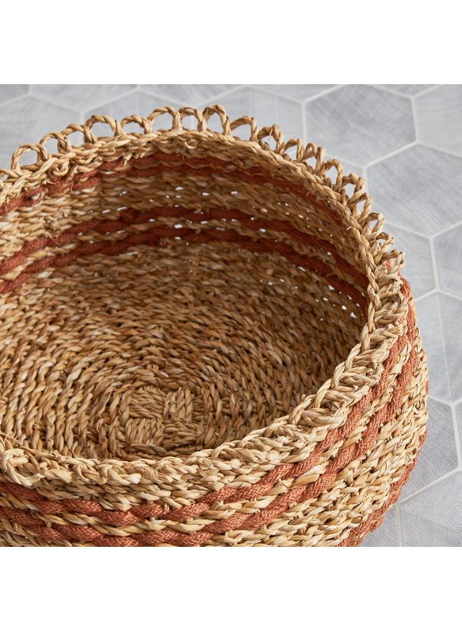Home Box Naturaloom Round Multiutility Basket - 38x18 cm - Image 3