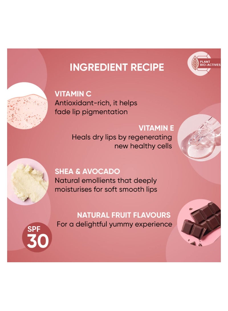 Dot & Key Gloss Tinted Lip Balm SPF 50 Vitamin C and E for Dark Lips Cocoa Mint 12g - Image 2