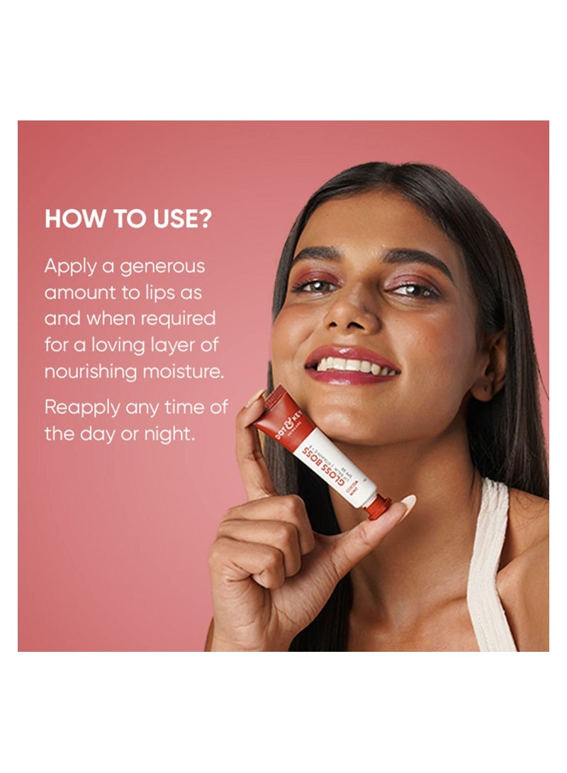 Dot & Key Gloss Tinted Lip Balm SPF 50 Vitamin C and E for Dark Lips Cocoa Mint 12g - Image 4