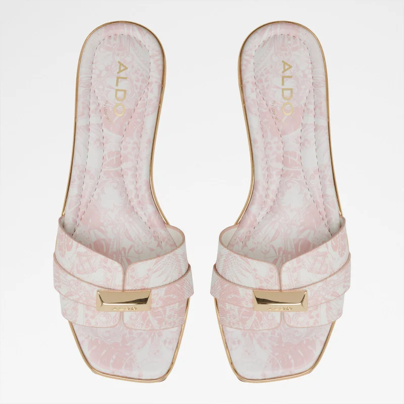 ALDO  DARINE Patterned Flat Sandals for Women | Best Price UAE
