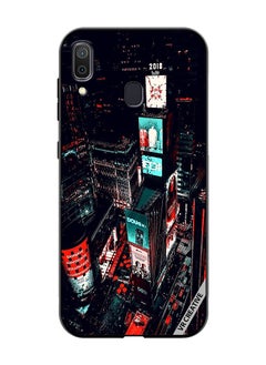 Protective Case Cover For Samsung Galaxy A30 Times Square Design Multicolour