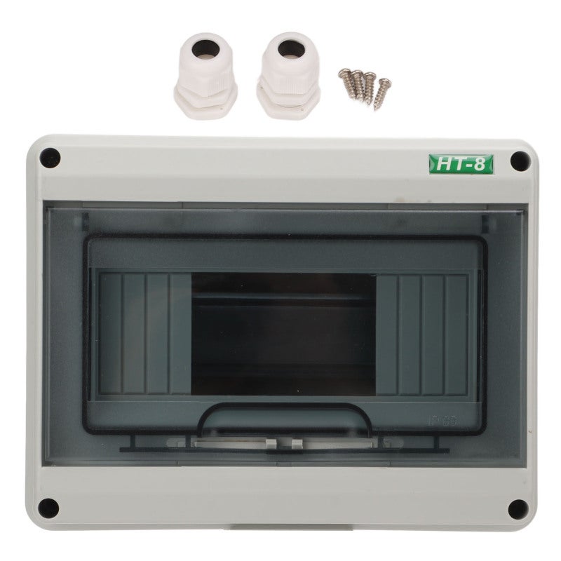 GEYA Electronic Junction Box: IP65 ABS Material - Transparent Flip Cover With Buckle Built-In Rails for Household Industrial Commercial Use - Image 1