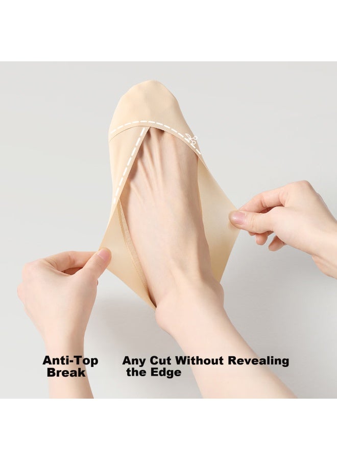 Secretworld Women's Boat Socks Summer Thin Cotton Anti-slip Non-slip Heel Shallow Mouth Invisible New Ice Silk High Heel Socks - Image 5