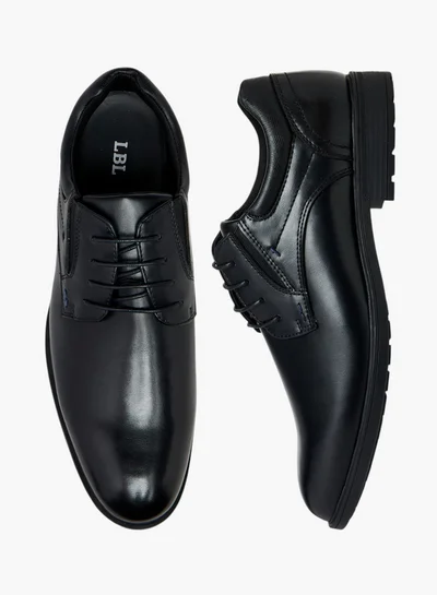 LBL by Shoexpress Solid Lace-Up Derby Shoes