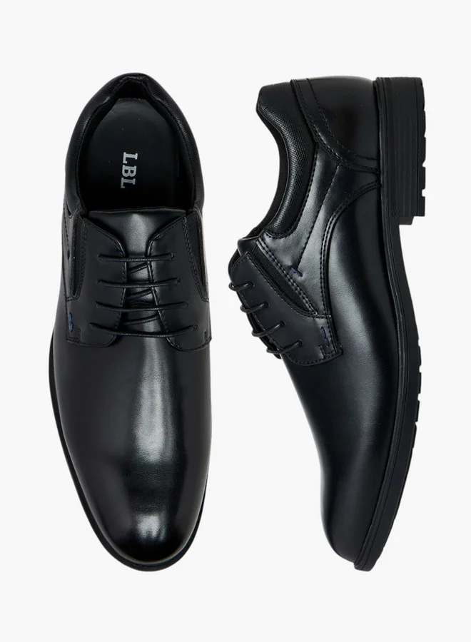 ال بي ال من شو اكسبرس Solid Lace-Up Derby Shoes