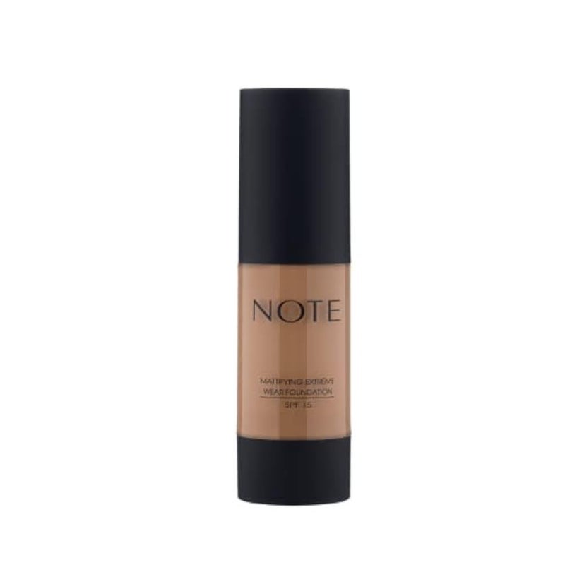 NOTE Cosmetics COSMETIC NOTE - Mattifying Extreme Wear Foundation | Matte Effect & Long-Lasting Foundation | Uniform & Shine-Free Complexion | SPF 15 | Oily & Combination Skin (08 Sunny) - Image 3