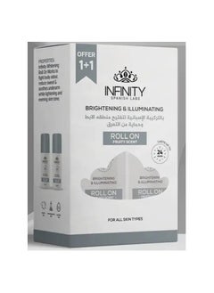 Infinity Brightening & Illuminating Roll On - Fruity scent 1+1 80ml 