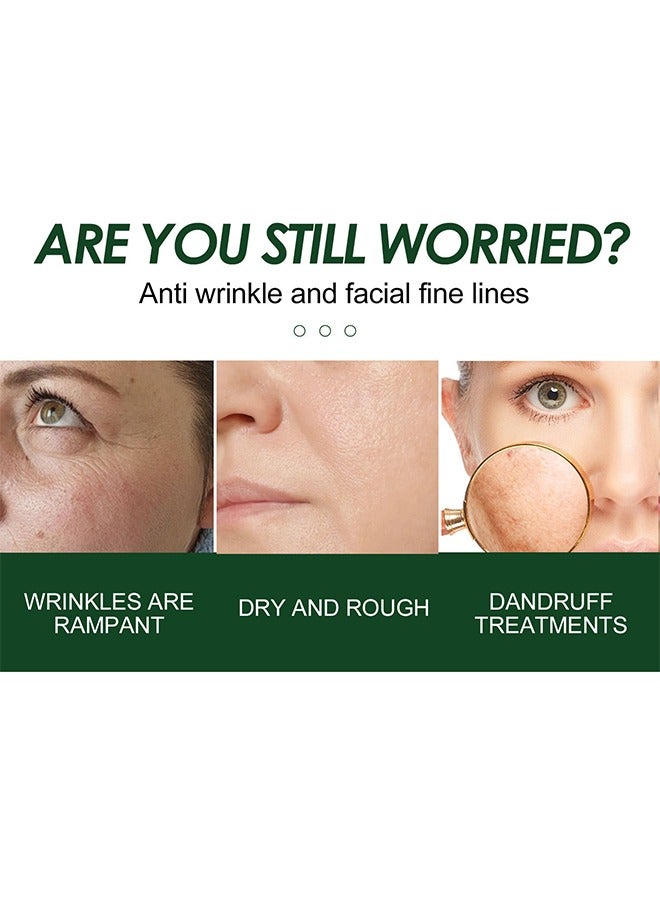 إيلهو مصل الوجه بحمض الهيالورونيك ، سيروم شد البشرة ، سيروم شد البشرة ، سيروم شد البشرة للوجه والرقبة ، سيروم شد البشرة للوجه والرقبة لجميع أنواع البشرة 80 مل - Image 5