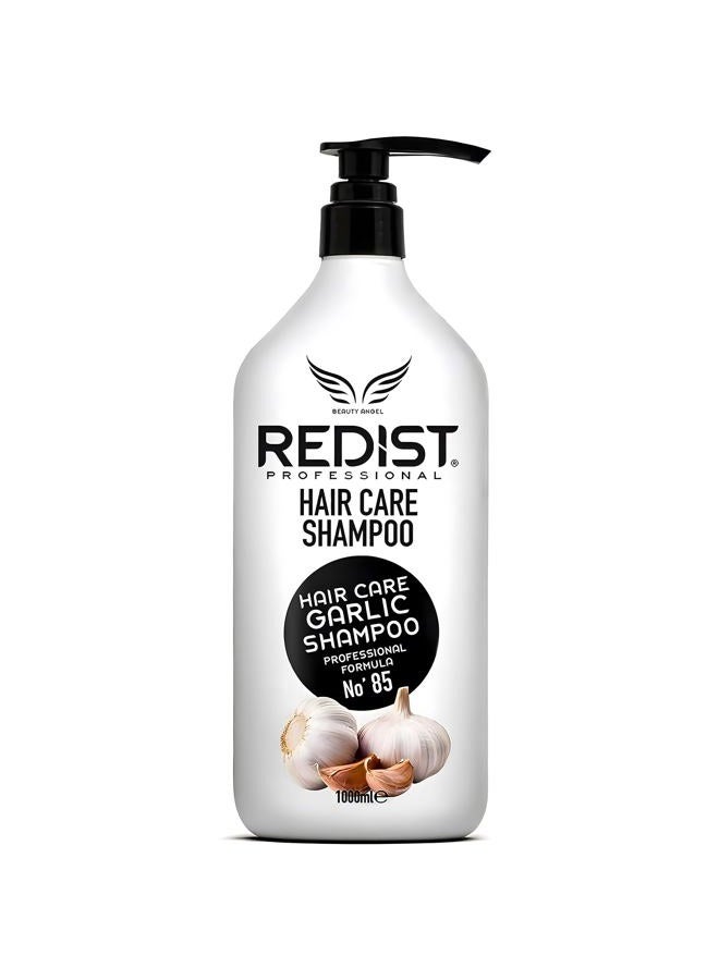 REDIST Garlic Hair Care Shampoo 1000 ml with Garlic Intensive Repairing Hair Treatment Anti Hair Loss Women and Men Brittle Dry Stressed Sarimsak Sampuan - Image 1