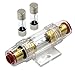 ZOOKOTO Audio 60 Amp Inline AGU Fuse Holder Fuse Block 60A Fits 4810 Gauge Wire for Car Alarm Fitters Audio Installers Auto Electricians and DIY use - Image 2
