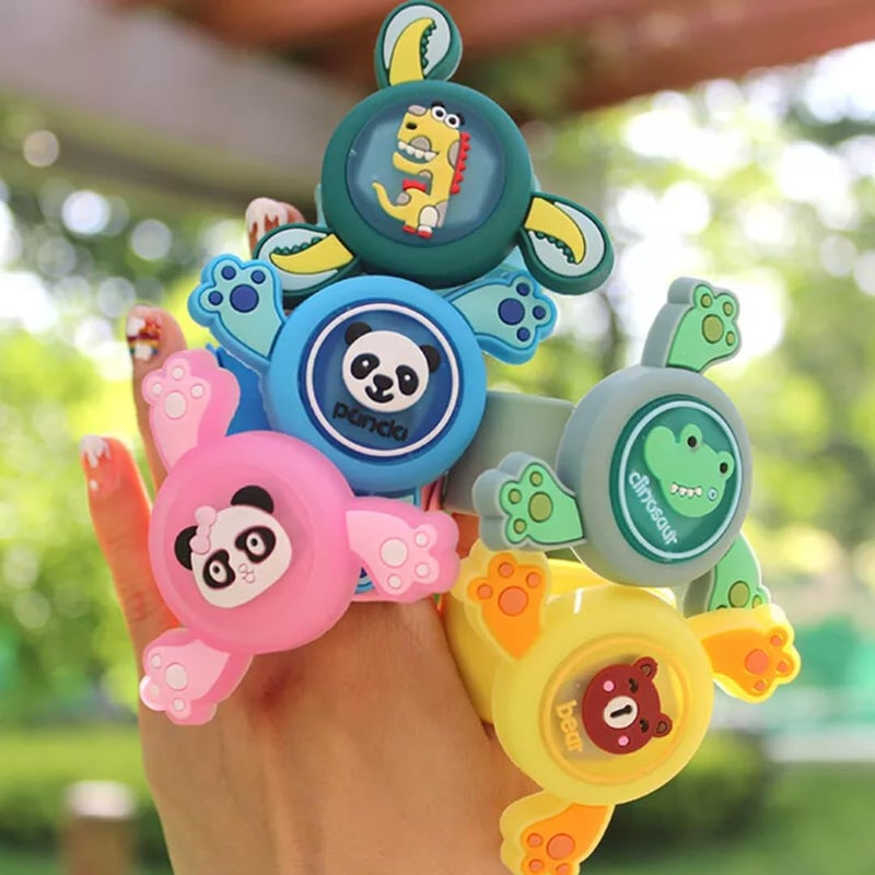 PLUSPOINT سوار معصم للأطفال للأولاد والبنات سوار صفع لطيف على شكل كرتون - Image 3