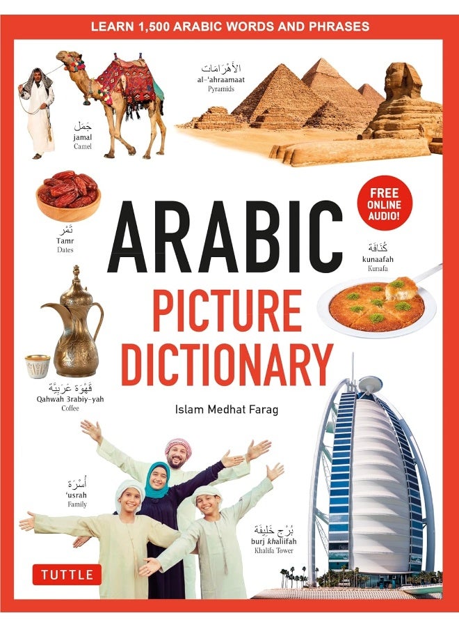 Arabic Picture Dictionary: Learn 1,500 Arabic Words and Phrases (Includes Online Audio)  - Image 1