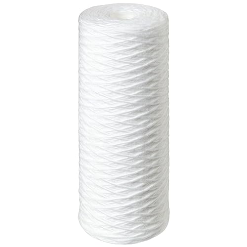 Pentek Pentair Pentek WP.5BB97P Big Blue Sediment Water Filter, 10-Inch, Whole House Polypropylene String-Wound Filter Cartridge, 10" x 4.5", 0.5 Micron - Image 1