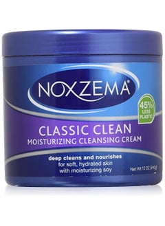 Noxzema Noxzema Classic Clean Moisturizing Cleansing Cream Unisex, 12 Ounce (Pack of 2) 
