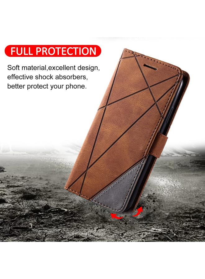 S-TOP Case For Samsung Galaxy Xcover 7 Skin Feel Splicing Leather Phone Case - Image 4