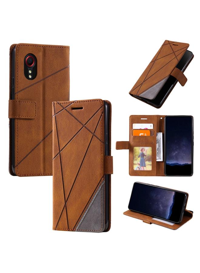 S-TOP Case For Samsung Galaxy Xcover 7 Skin Feel Splicing Leather Phone Case - Image 1