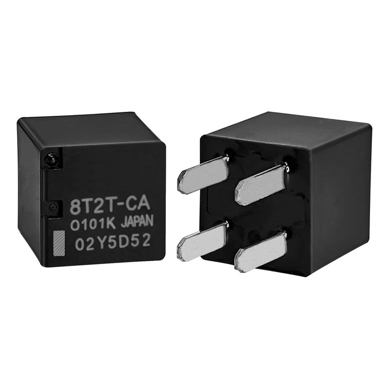 مرحل 8T2T-CA (مجموعة من 2) - 8T2T-CA 0101K 12 فولت تيار مستمر 20 أمبير مرحل أوتوماتيكي عالي الأداء من النوع القابل للتوصيل متوافق مع مركبات فورد - Image 3