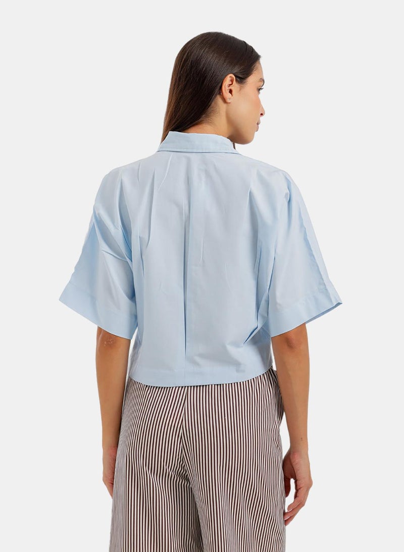 Carina Cropped Regular Fit Shirt - Image 4