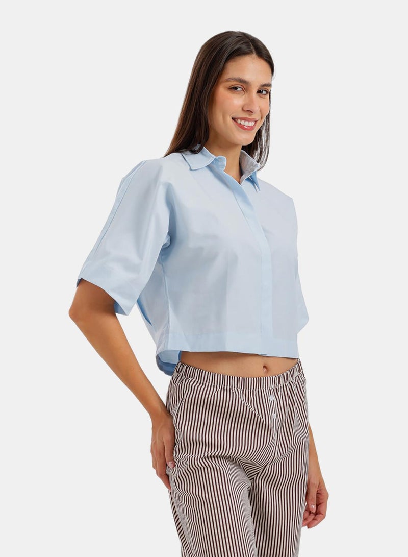 Carina Cropped Regular Fit Shirt - Image 2