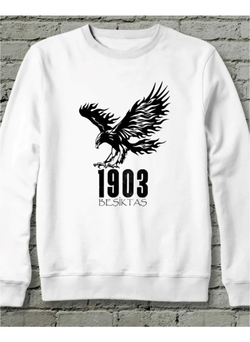 Hena Black and White Nobility – Fan Spirit on You! Unisex Sweatshirt White