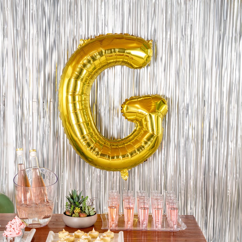 Restaurantware-Balloonify 40 Inch Letter Balloon, 1 Large Alphabet Party Balloon - Letter G, Self-Sealing, Gold Foil Mylar Balloon, Hanging Loop, Decoration For Birthday, Wedding, Or Graduation - Image 3