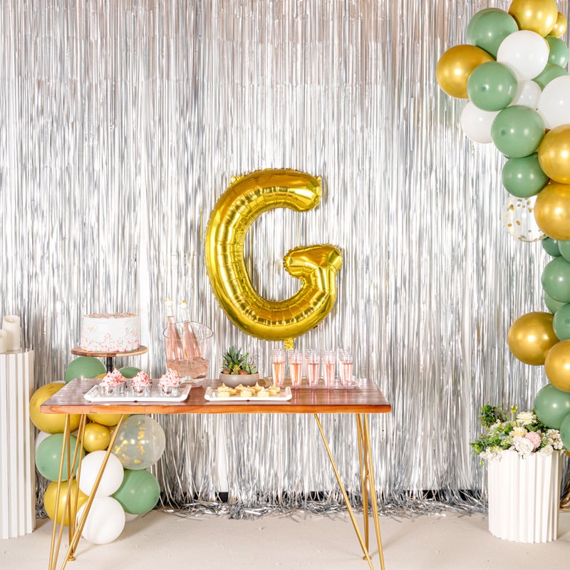 Restaurantware-Balloonify 40 Inch Letter Balloon, 1 Large Alphabet Party Balloon - Letter G, Self-Sealing, Gold Foil Mylar Balloon, Hanging Loop, Decoration For Birthday, Wedding, Or Graduation - Image 4