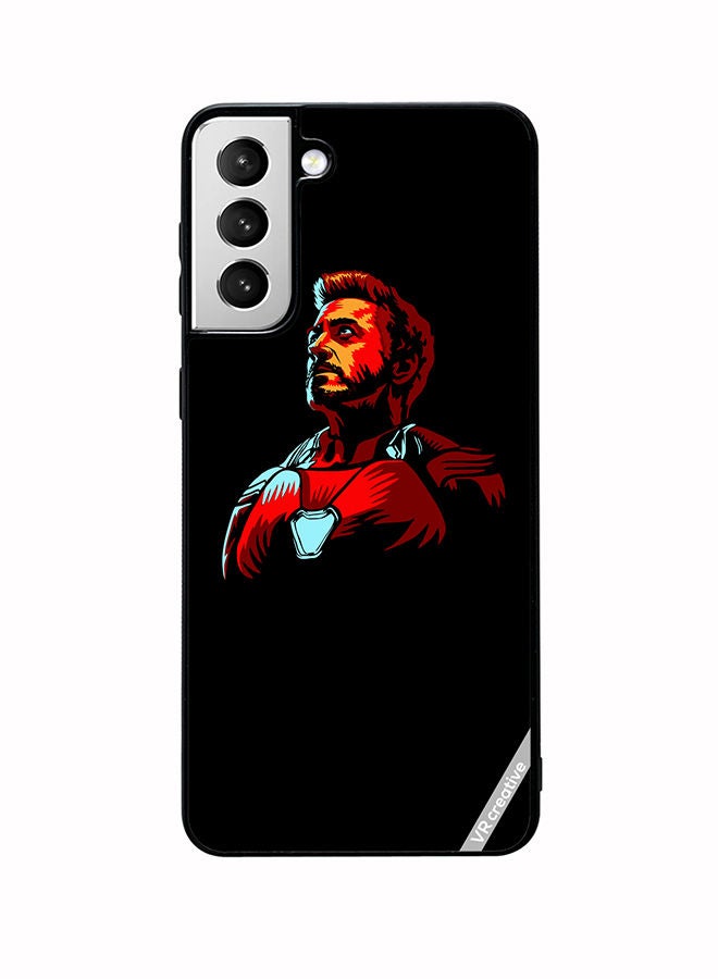 VR CREATIVE Protective Case Cover For Samsung Galaxy S22 5G Iron Man Design Multicolour - Image 1