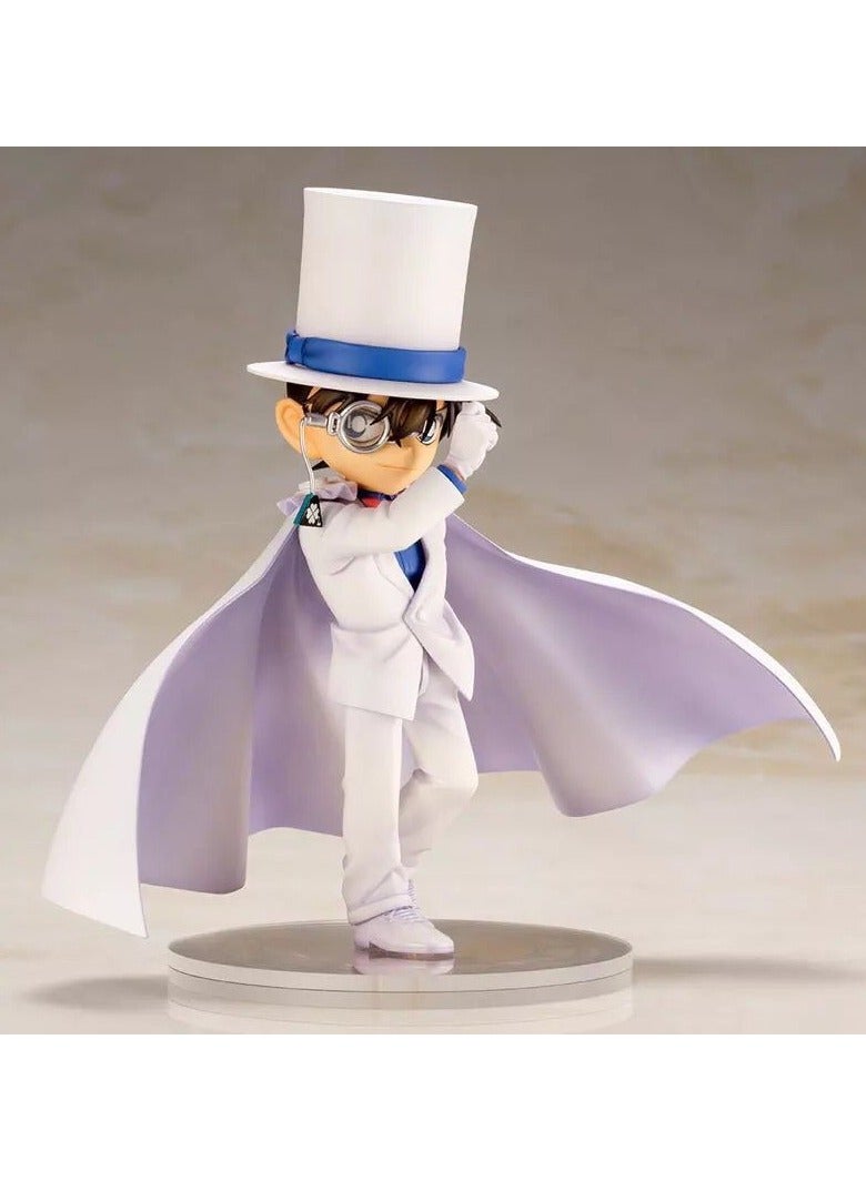 General Famous Detective Conan, Kudo Shinichi, Conan, white clothes, dress, standing posture, ornament boxed figure for fans and friends, home decoration (15cm)  - Image 1