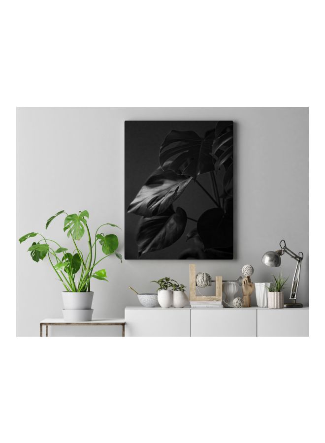 LOWHA Printed Framed Canvas Wall Art Black - Image 3