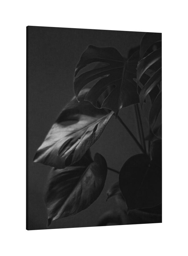 LOWHA Printed Framed Canvas Wall Art Black - Image 1