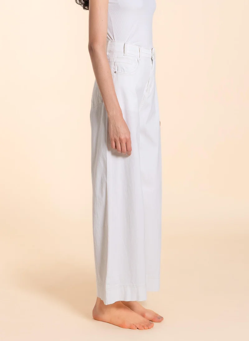 SHAPES HIGH-WASIT WIDE LEG JEANS