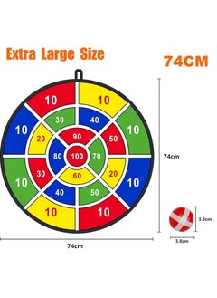 COOLBABY Large Kids Dart Board 74cm Kids Dart Board Game with 12 Stick Balls - pzsku/ZAC12F86E7C4A0D7F4C11Z/45/_/1696576534/96ca3bfe-0817-4160-8840-5145224682ad