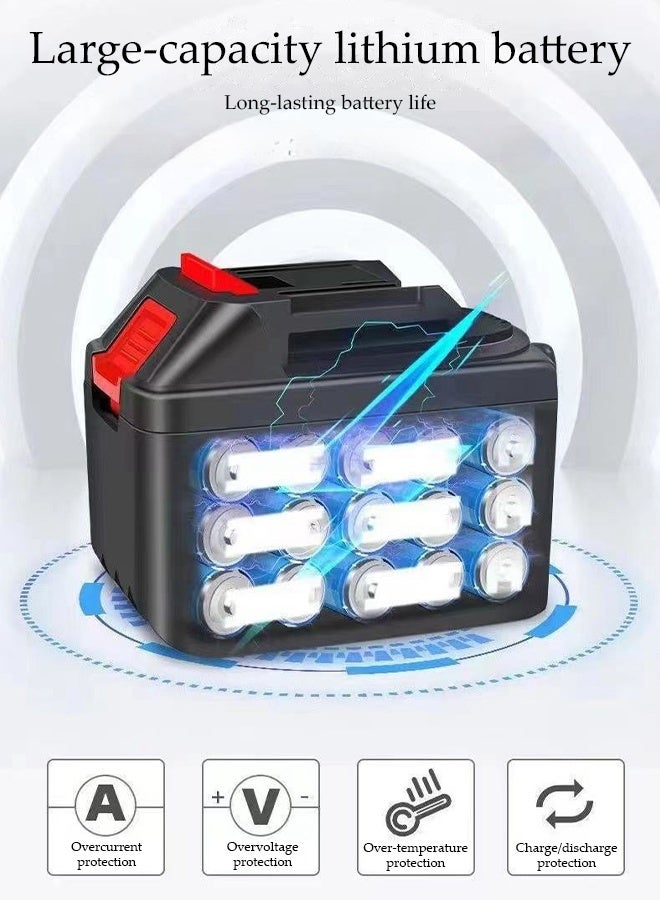 DUNISO Electric Blower, Cordless Leaf Blower，Multi-Purpose High-Power Car Vacuum Cleaner With Lithium Battery and Charger , for Leaves, Dust, Cars, Workshops, and Outdoor Cleaning - Image 5