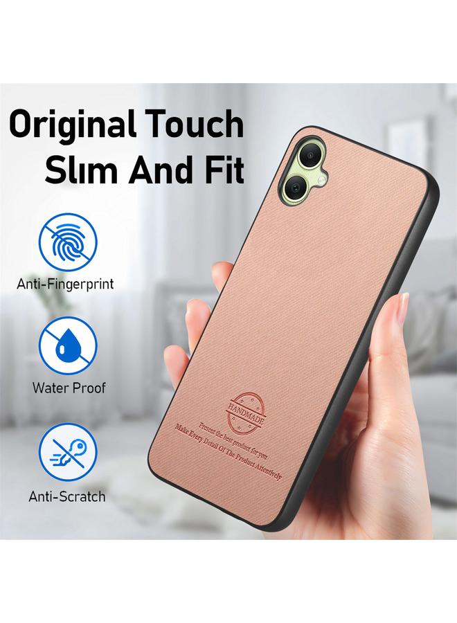 S-TOP Case For Samsung Galaxy A04e / F04 / M04 Twill Fabric Leather Skin Back Phone Case - Image 5