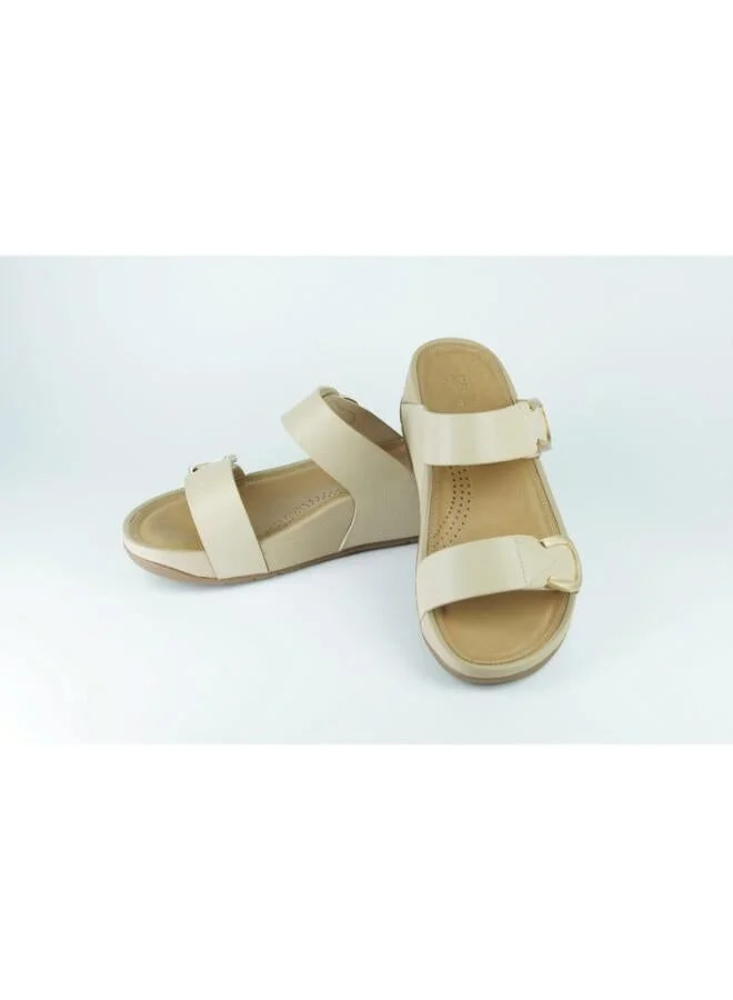 Zayna Beige 221-363 Zayna Women's Slip-On Wedge Sandals 25ABT104 Beige for Women | Best Price UAE