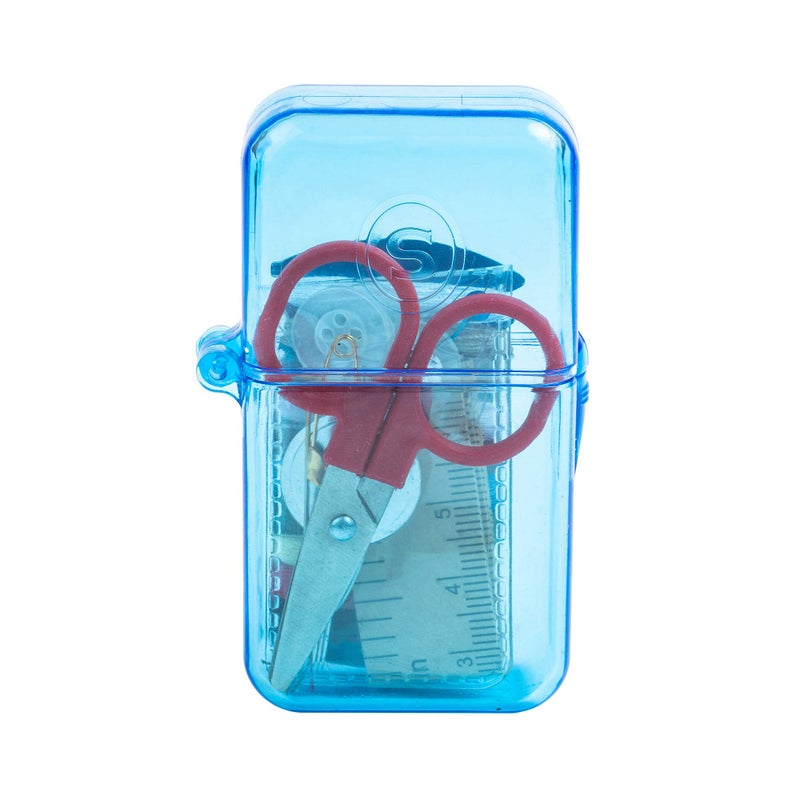 طقم خياطة سفر سنجر 01927 في علبة بألوان متنوعة متعددة الألوان