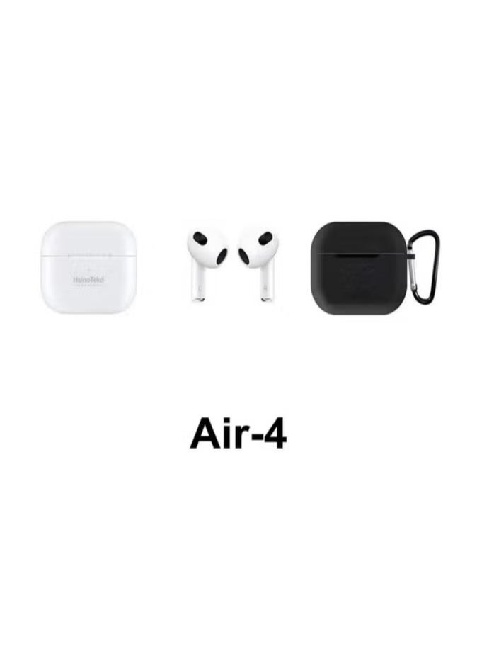 Haino Teko Germany Air4 Wireless Bluetooth Earphones – High Bass Sound, Premium Audio Quality, Comfortable Fit, Long Battery Life, Fast Charging, Touch Control, Noise Isolation, Compatible with iOS & Android, Ideal for Music & Calls - Image 2