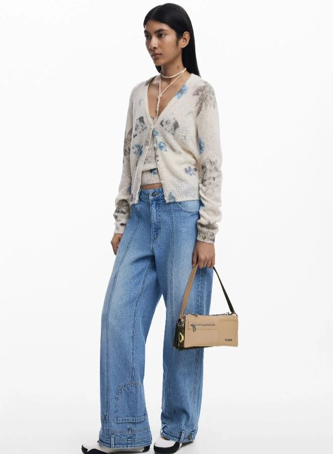 DESIGUAL Small Two-Tone Convertible Bag