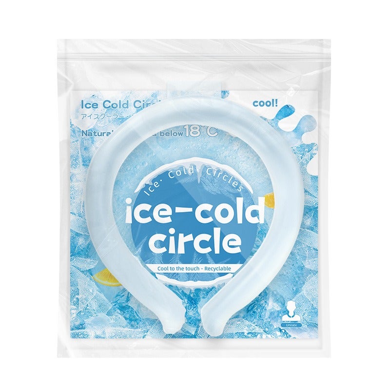 Summer Cooling Ice Ring - Portable Neck Cooler for Outdoor Sports