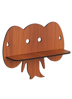 Webelkart Webelkart Decorative Antique Elephante Wall Self |Wooden MDF Made Wall Mounted Floating Shelves Innovative Wall Self  - Image 3