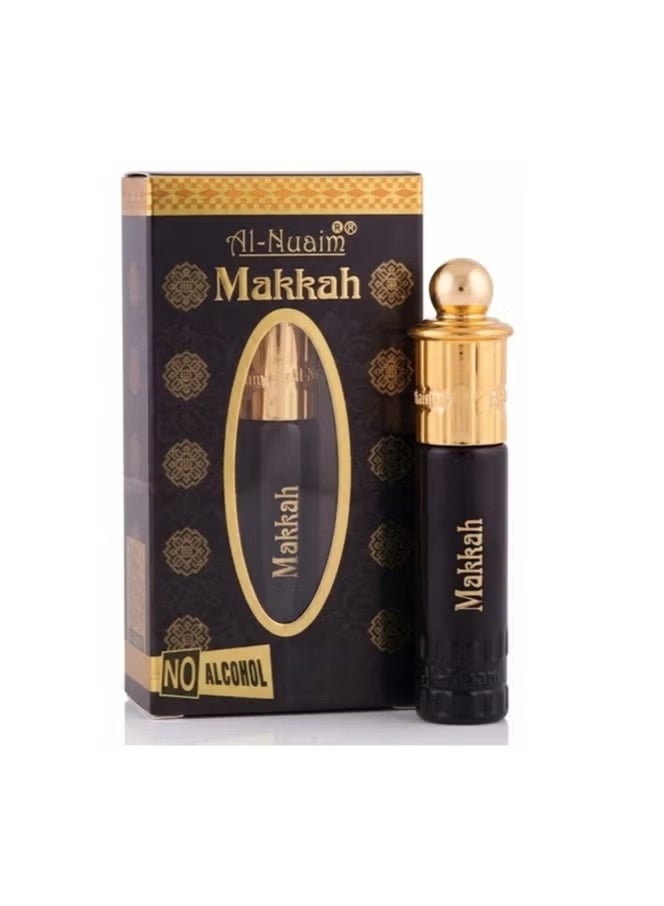 أل نواعم عطر النعيم مكة العطري رول أون 6 مل | عطر مركز خالٍ من الكحول للرجال والنساء | عطر شرقي عربي فاخر يدوم طويلاً | حجم مناسب للجيب رول أون - Image 1