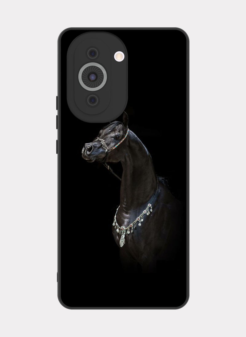 PXLAAT Huawei Nova 10 case cover Black Arabian Horse - Image 1