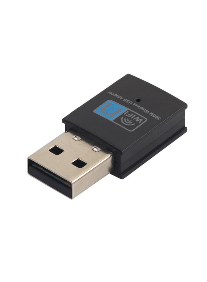 بيوينتي محول بطاقة شبكة محلية بتقنية واي فاي صغير الحجم بمنفذ USB أسود - Image 5