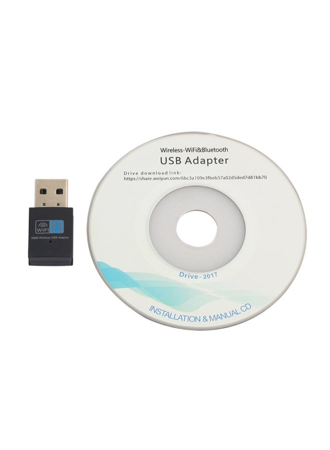 بيوينتي محول بطاقة شبكة محلية بتقنية واي فاي صغير الحجم بمنفذ USB أسود - Image 3