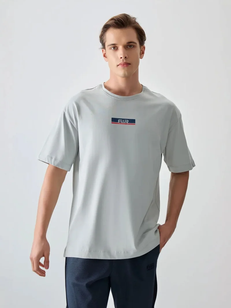 TOMMYLIFE TOMMY Oversized Cotton Logo Patch T-Shirt