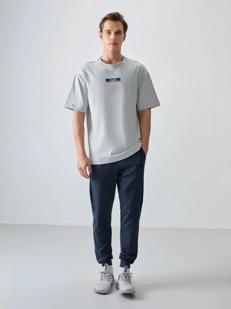 TOMMYLIFE TOMMY Oversized Cotton Logo Patch T-Shirt