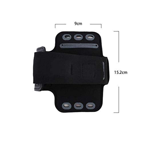 Aeoss Mobile Phones Universal Waterproof Hand Fitness Armband Pouch/Arm Belt/Case for Running Hiking Jogging Sports and Gym Activities, Ultimate Waterproof Arm Band for Mobile Phones (Upto 5.5") - Image 2