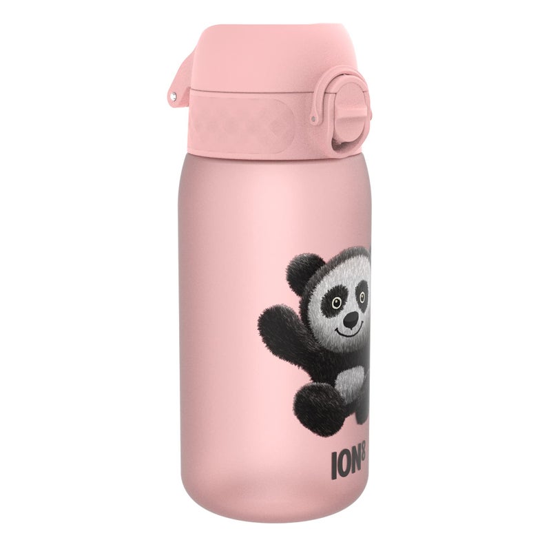 Ion8 Kid 's One Touch 2.0 On-The-Go Printed Water Bottle - Leakproof and BPA-Free Water Bottle - Fits Car Cup Holders and Kid 's Backpacks 12 oz / 350 ml - Panda