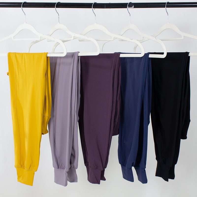 Quick-Drying Yoga Clothes Camping Play Elastic High Waist Ankle-Tied Pocket Jogging Pants Women'S Sports Fitness Casual Trousers - Image 2